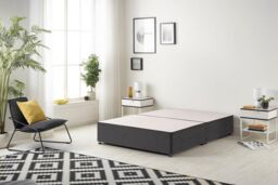 Somnior Plush Black Platform Divan Base - Size: Small Single - thumbnail 1