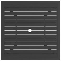 Berkfield Home Garden Table Anthracite 81.5x81.5x72 cm Steel in Black - thumbnail 3