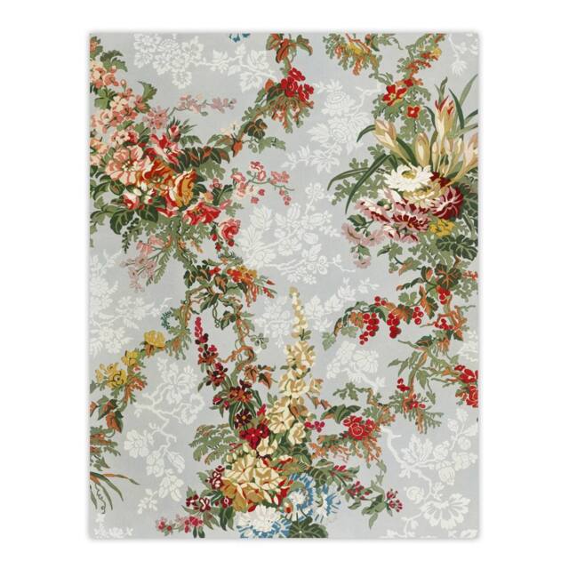 "Artery8 Elegant Vintage Flower Pattern Wyatt Wall Art Poster Print - Size: W12"" x H16""" - image 1