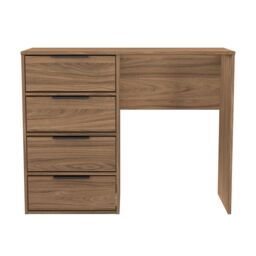 Ready Assembled 2 U Fuji 4 Drawer Vanity (Ready Assembled) in Walnut - thumbnail 1