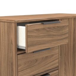 Ready Assembled 2 U Fuji 4 Drawer Vanity (Ready Assembled) in Walnut - thumbnail 5