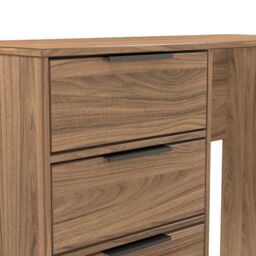 Ready Assembled 2 U Fuji 4 Drawer Vanity (Ready Assembled) in Walnut - thumbnail 4