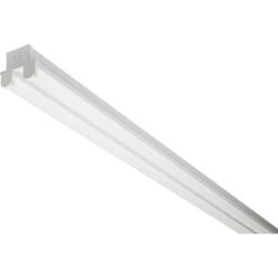 Netlighting Twin Emergency LED Batten 1525mm (5ft) 4000K 230V IP20 50W in White - thumbnail 1