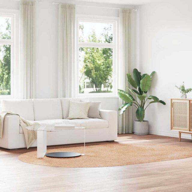 Berkfield Home Shaggy Rug High Pile NAVARRA Beige 300x200 cm Polyester - Size: Medium - image 1