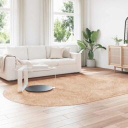 Berkfield Home Shaggy Rug High Pile NAVARRA Beige 300x200 cm Polyester - Size: Medium - thumbnail 3
