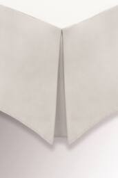 Helena Springfield 'Plain Dye' 180TC Valance in Ivory - Size: Double