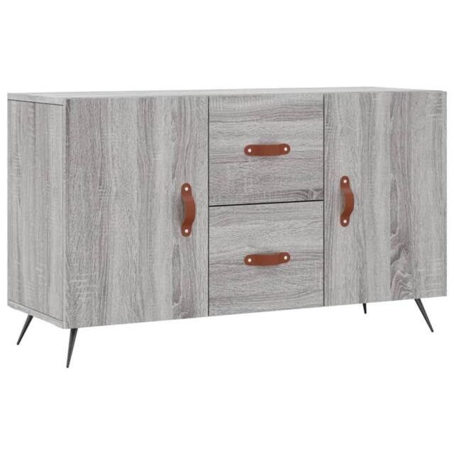 Berkfield Home Sideboard Grey Sonoma 100x36x60 cm Engineered Wood - Size: 100 x 36 x 60 cm - image 1