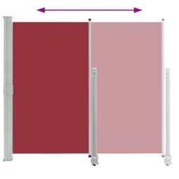 Berkfield Home Patio Retractable Side Awning 140 x 300 cm Red - thumbnail 4