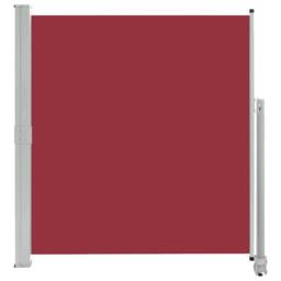 Berkfield Home Patio Retractable Side Awning 140 x 300 cm Red - thumbnail 2
