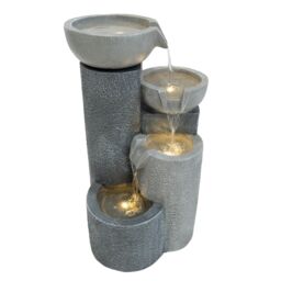 Monstershop Electric Water Feature - Tranquil Tiers in Grey - thumbnail 8