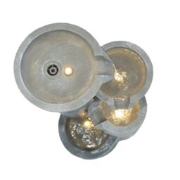 Monstershop Electric Water Feature - Tranquil Tiers in Grey - thumbnail 7