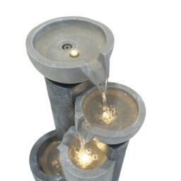Monstershop Electric Water Feature - Tranquil Tiers in Grey - thumbnail 9