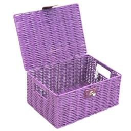 Nordara Storage Basket Purple Resin M - Size: Medium - thumbnail 2