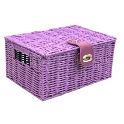 Nordara Storage Basket Purple Resin M - Size: Medium - thumbnail 1