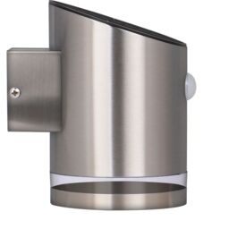 Luceco Solar Guardian Stainless Steel Wall Lantern & PIR Motion Sensor in Grey - thumbnail 5