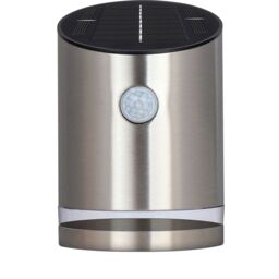 Luceco Solar Guardian Stainless Steel Wall Lantern & PIR Motion Sensor in Grey - thumbnail 2