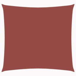Berkfield Home Sunshade Sail Oxford Fabric Square 2.5x2.5 m Terracotta in Brown - thumbnail 2