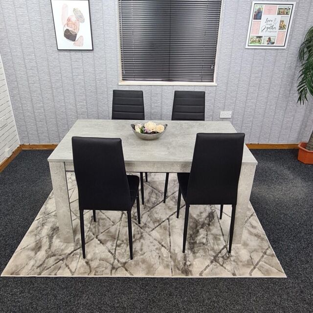 KOSY KOALA Dining Table With 4 Chairs, Kitchen Dining Table Set Of 4 - image 1