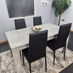 KOSY KOALA Dining Table With 4 Chairs, Kitchen Dining Table Set Of 4 - thumbnail 5