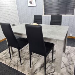 KOSY KOALA Dining Table With 4 Chairs, Kitchen Dining Table Set Of 4 - thumbnail 2