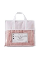 OHS Sensory Sleep Therapy Weighted Blanket 125 x 150 cm 4kg in Light Pink - Size: 125 cm x 150 cm - thumbnail 5