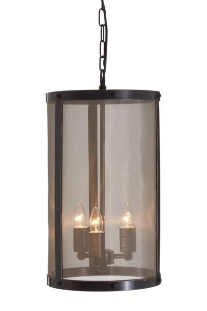 Orsina Hampstead Black Finish Small Pendant Light With Hints of Gold - image 1