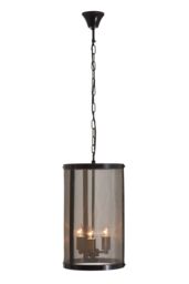 Orsina Hampstead Black Finish Small Pendant Light With Hints of Gold - thumbnail 4
