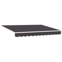 Berkfield Home Retractable Awning Manual Anthracite 300 x 250 cm Fabric in Grey - thumbnail 5