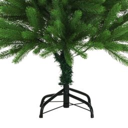 Berkfield Home Artificial Pre-lit Christmas Tree with Ball Set 120 cm Green - thumbnail 4
