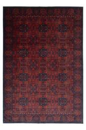 Kukoon Red Navy Low Pile Traditional Persian Velvet Texture Area Rug - Size: 60 cm x 240 cm - thumbnail 1