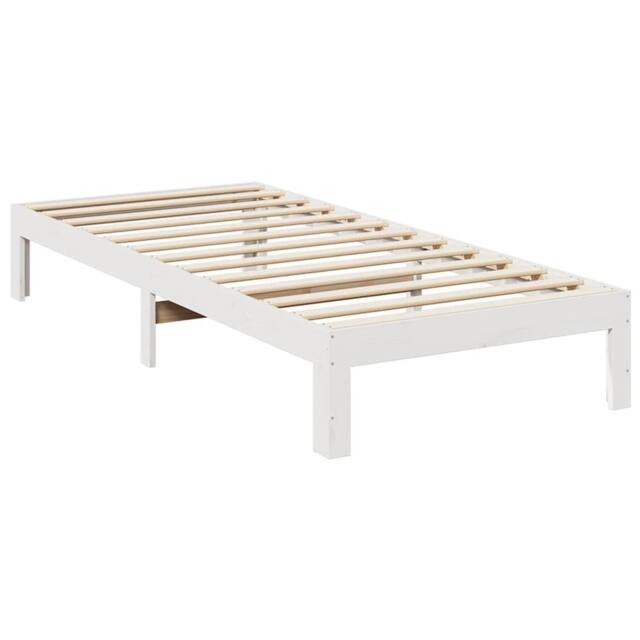 Berkfield Home Decorative Family Bed Frame No Mattress White 270x200 cm Solid Wo - image 1