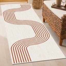 runrug Carpet Runner Rug - Indoor/Outdoor, Reversible, 2mm - Tequila Sunrise in Terracotta - Size: 70 cm x 210 cm - thumbnail 3