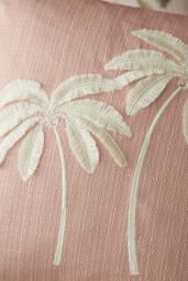 Catherine Lansfield 'Paradiso Tufted Palm' Cushion in Pink - Size: 45 cm x 45 cm - thumbnail 2