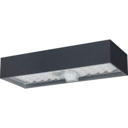 Luceco Solar Brick Light & PIR Motion Sensor, IP65, 900lm, 6W, 3000K in Grey - thumbnail 4