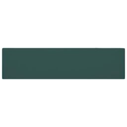 Berkfield Home Bathroom Sink with Overflow Ceramic Dark Green - thumbnail 4