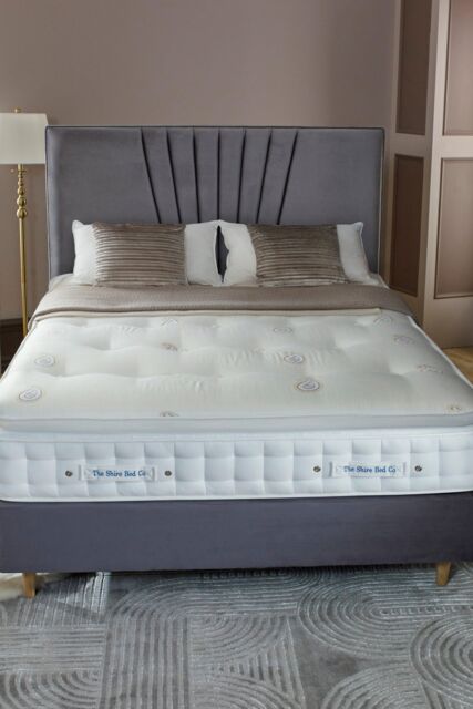 The Shire Bed Company Heritage 5000 Pillowtop Mattress in White - Size: Double - image 1