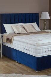 The Shire Bed Company Heritage 5000 Pillowtop Mattress in White - Size: Double - thumbnail 2