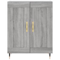 Berkfield Home Highboard Grey Sonoma 69.5x34x180 cm Engineered Wood - thumbnail 8