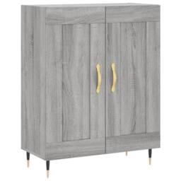 Berkfield Home Highboard Grey Sonoma 69.5x34x180 cm Engineered Wood - thumbnail 7