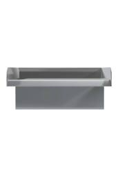 Living and Home 20cmW x 20cmD Wall-Mounted Water Blade Back Entry Garden Waterfall Pool Fountain in Silver - Size: 20 cmW x 20 cmD - thumbnail 2