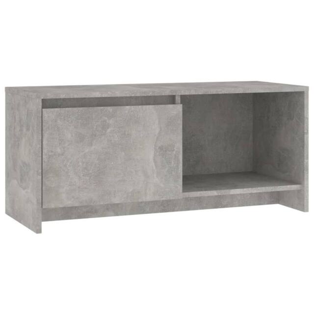 Berkfield Home TV Cabinet Concrete Grey 90x35x40 cm Engineered Wood - Size: 90 x 35 x 40 cm - image 1