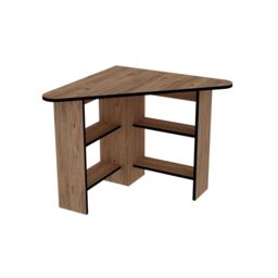 Destina Home Corner Computer Desk with Shelves in Peach - Size: 1 Pack - thumbnail 6