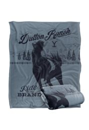 Yellowstone Dutton Horse Ride Silky Touch Super Soft Throw Blanket 152 X 127 cm in White - thumbnail 2