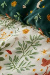 Fusion 'Botanical Mushrooms' Soft Fleece Duvet Cover Set in Natural - Size: King - thumbnail 3