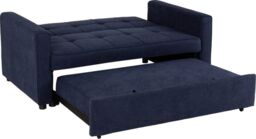 Furnishings For Less UK Astoria 2 Seater Fabric Manual Sofa Bed Grey or Blue in Navy - thumbnail 2
