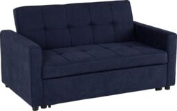 Furnishings For Less UK Astoria 2 Seater Fabric Manual Sofa Bed Grey or Blue in Navy - thumbnail 5