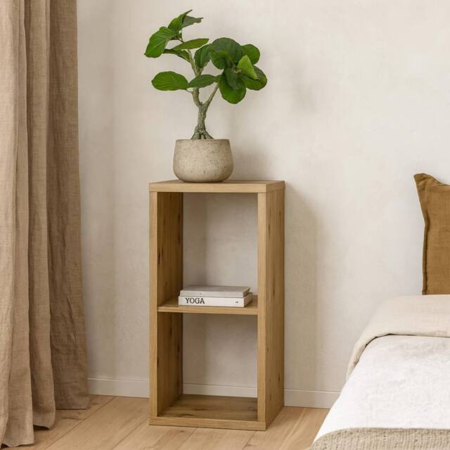 Wyld Haus Mauro 1 Shelf Storage Unit in Artisan Oak in Natural - image 1