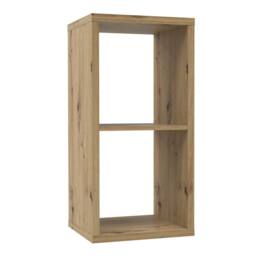 Wyld Haus Mauro 1 Shelf Storage Unit in Artisan Oak in Natural - thumbnail 3