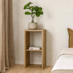 Wyld Haus Mauro 1 Shelf Storage Unit in Artisan Oak in Natural - thumbnail 1