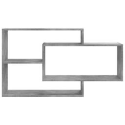 Berkfield Home Wall Shelf Concrete Grey 104x20x58.5 cm Engineered Wood - thumbnail 4